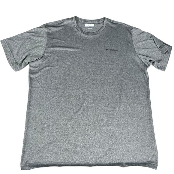 NWOT Columbia Regular Fit Dri-Fit Short Sleeve Size Large Gray Casual Active - Picture 1 of 6